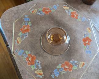 vintage pie and cake stands