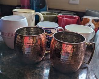 copper mugs