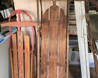 Vintage sleds