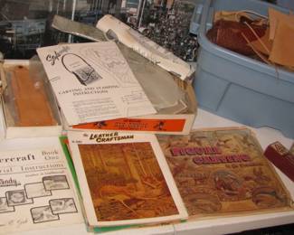 Leather supplies and tools