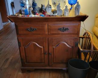 Copper lined shallow "sink"