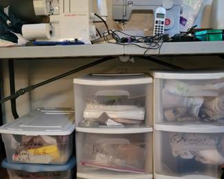 Sewing machines (singer on right not available)