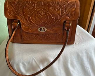 Patricia Nash Tooled Handbag 