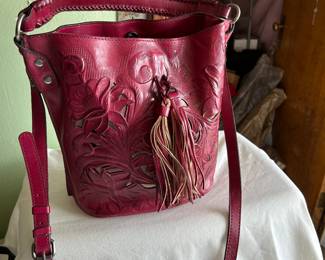 Patricia Nash Tooled Handbag 