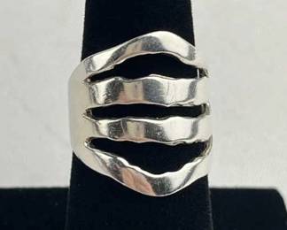 925 Silver Multi-Band Style Ring