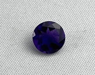 2.13Ct Round Cut Amethyst Gemstone
