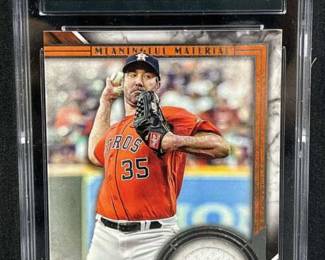 Justin Verlander #/50 Museum Collection Relic CGC