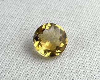 1.65Ct Round Cut Citrine Gemstone