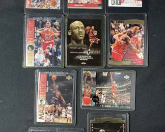 (10) 1990s Michael Jordan Cards Collection