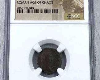 253-268 AD Roman Empire Gallienus, NGC Choice VF