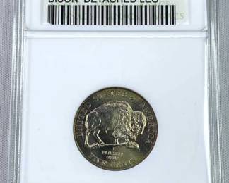 ANACS MS64 2005-P Bison Detached Leg Error
