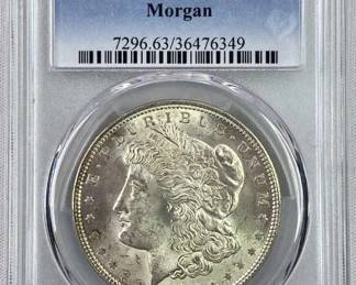 1921 PCGS MS63 Morgan Silver Dollar