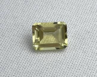 1.81Ct Emerald Cut Lemon Quartz Gemstone