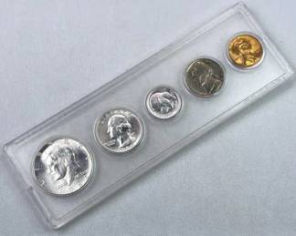 1964 BU Set w/ Silver Half, Quarter & Dime