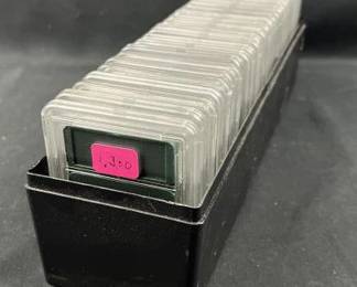 (25) Pre-Owned Coin Slabs w/ Case