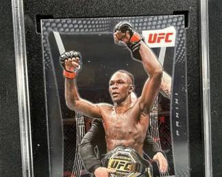 2022 Panini Prizm Israel Adesanya SGC 9