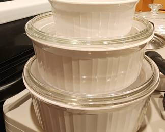 Vintage Corning Ware French White Collection