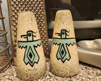 Kachina Art Cerami Salt And Pepper Shakers
