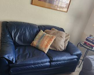 Dayton Hudson Leather Love Seat by Emerson Leather Inc