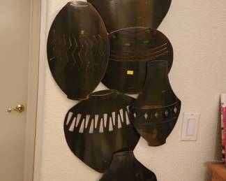 Metal Vase Wall Art