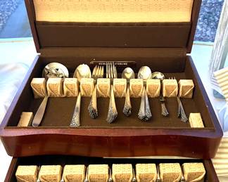 Heirloom Sterling Silver Flatware Set