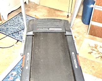 Air Tek Pro-form 695 PI treadmill. Folds up for space saving.