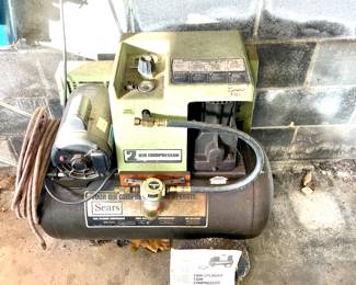 Sears Two Cylinder Air Compressor