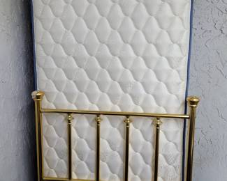 Twin Box, mattress and headboard 