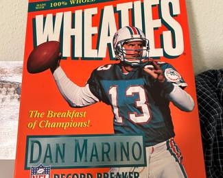 Miami Dolphins Dan Moreno Wheaties box
