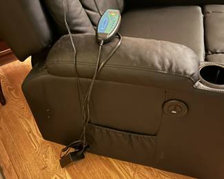 Lift recliner chair with remote and massage/heat function.