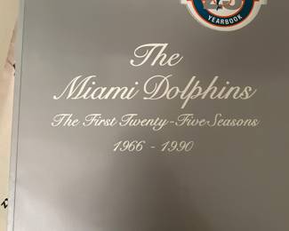 Miami Dolphin Commemorative Yearbook First 25 Years