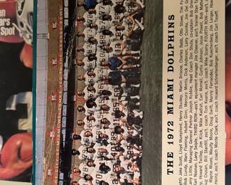 Miami Dolphins 1972 Undefeated Team Picture