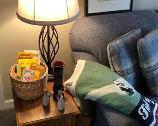 Solid Oak Side Table Cabinets