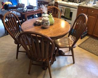 Solid Oak Dining Set 