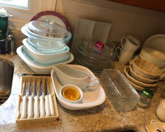 Corning ware & Cutlery 