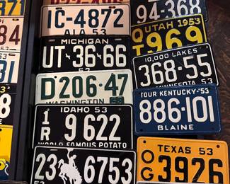 Wheaties Cereal Bike License Plates