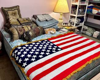 Hand Made Flag Blanket