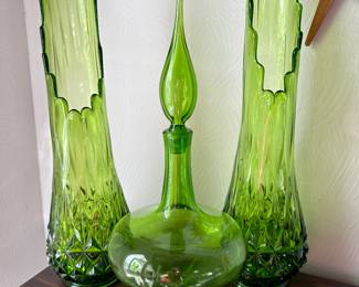 Gorgeous Green Glass!!