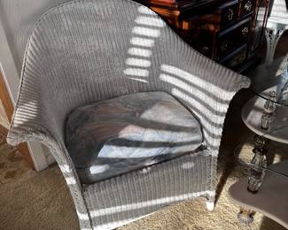 White Wicker Chair