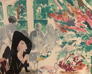 Leroy Neiman California Wine