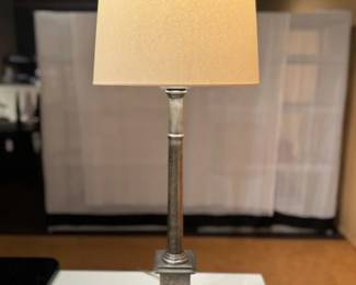 HICKORY CHAIR METAL BUFFET LAMPS SET OF TWO 