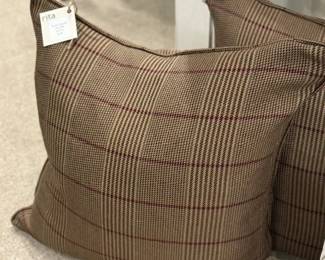 DOWN PLUS PLAID PILLOWS