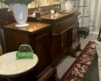 1800's Buffet with wine and silver drawer