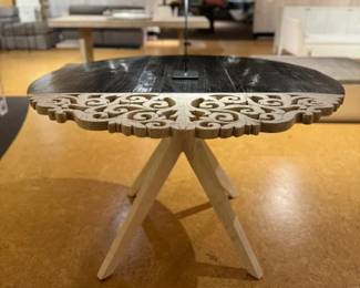 HAND CARVED BALINESIAN TEAK FOYER TABLE 