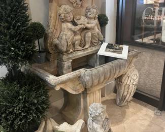 Working Cement Fountain 