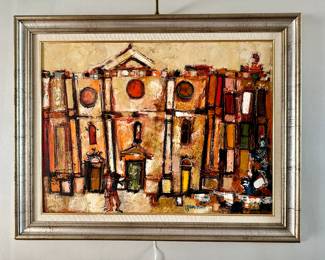 Guiseppe Gambino (Italian, 1928-1997) original oil on canvas