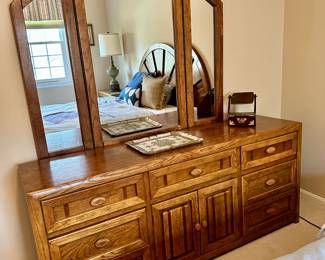 Broyhill dresser and mirror