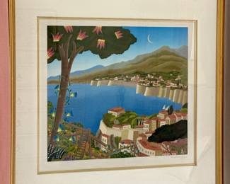 Thomas McKnight lithograph, signed and numbered