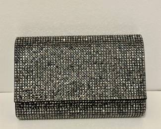 Judith Lieber Classic Gray Fizzoni Clutch