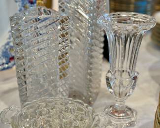 Crystal (Baccarat, Steuben, Waterford, Tiffany) and art glass vases